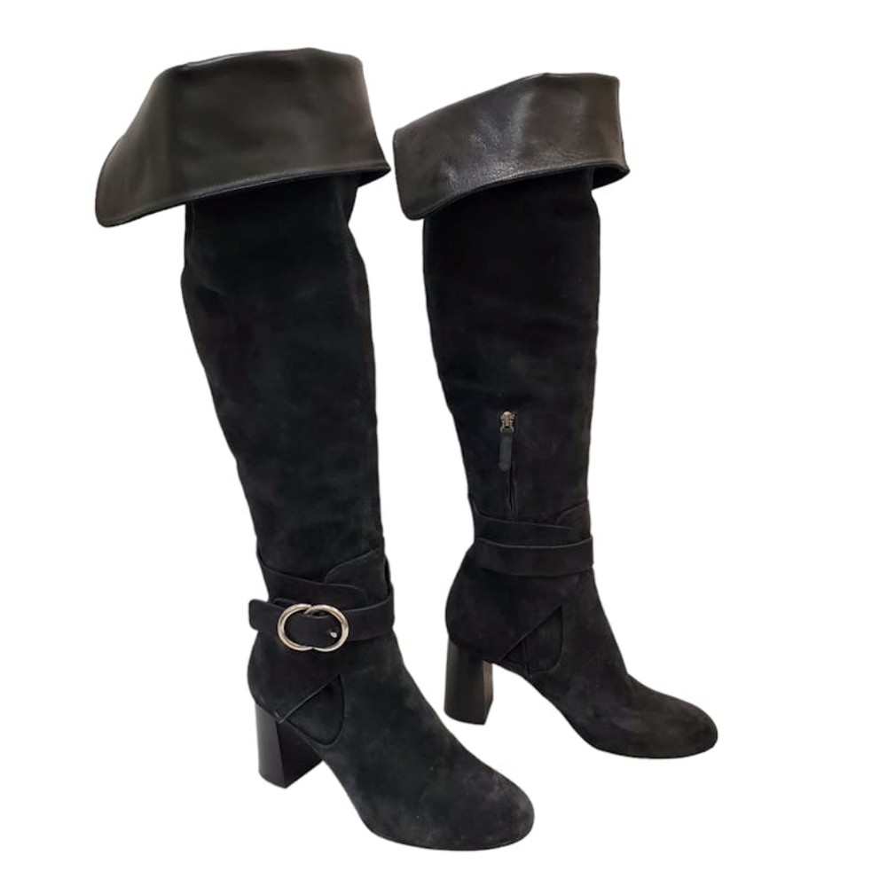 Chloe Suede Tall Boots Size: 7.5